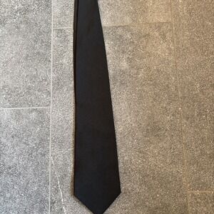 Ferrell Reed for Dark Gray/ Black Mens Silk Tie Woven England Hand Made America
